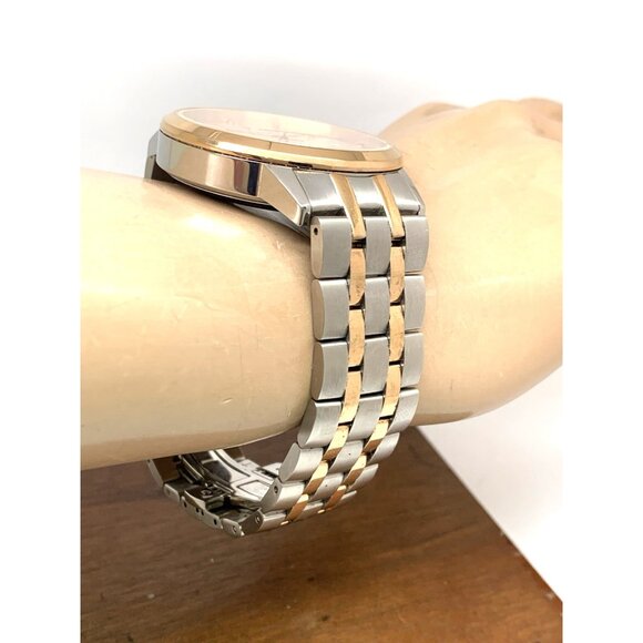 Tissot Swissmatic Men's Watch Swiss Automatic Rose Gold Silver T1294072203100 - Picture 12 of 14